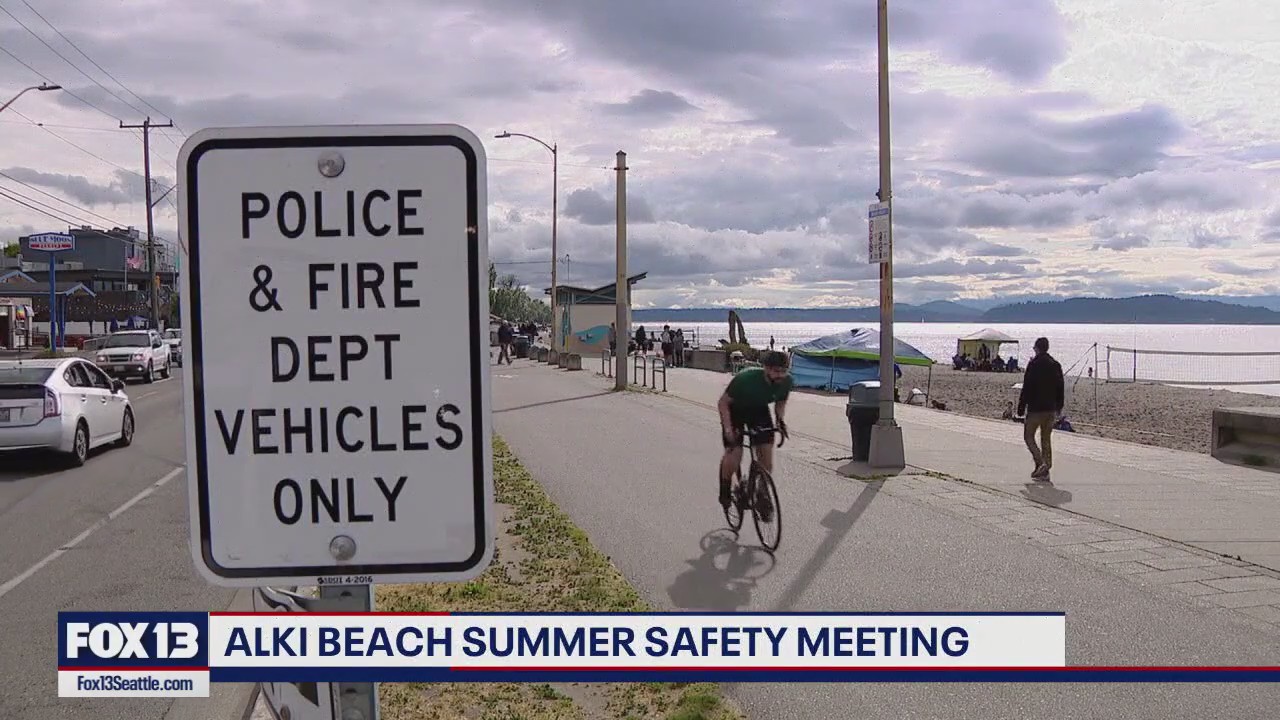 Summer safety plans at Alki Beach