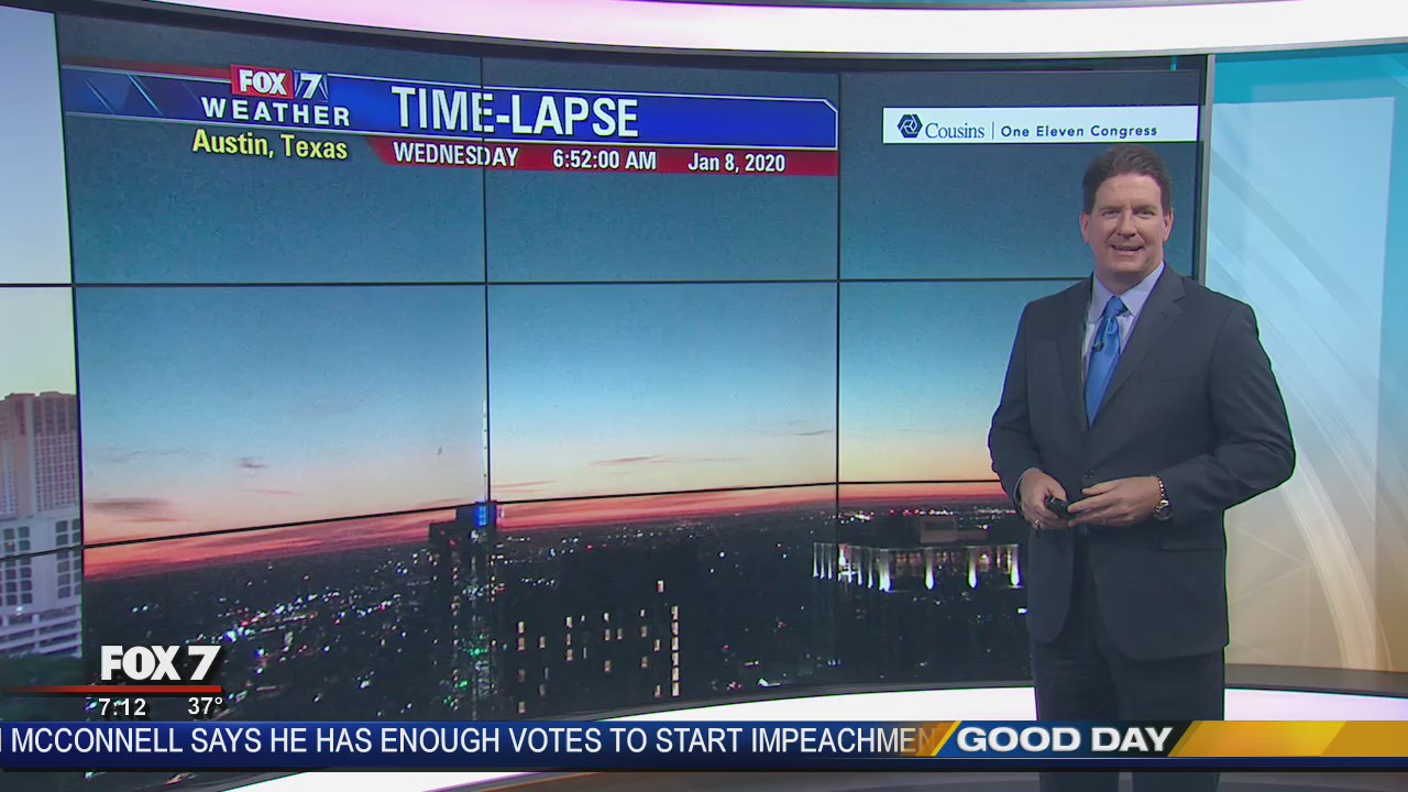 Morning weather forecast for January 8