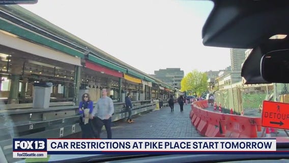 Pike Place car restrictions going into effect