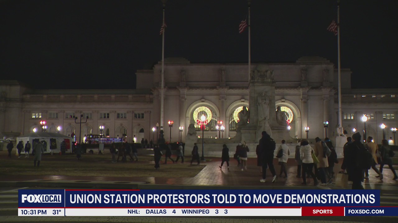 Union Station Riots Union Station protestors told to move demonstrations | FOX 5 DC