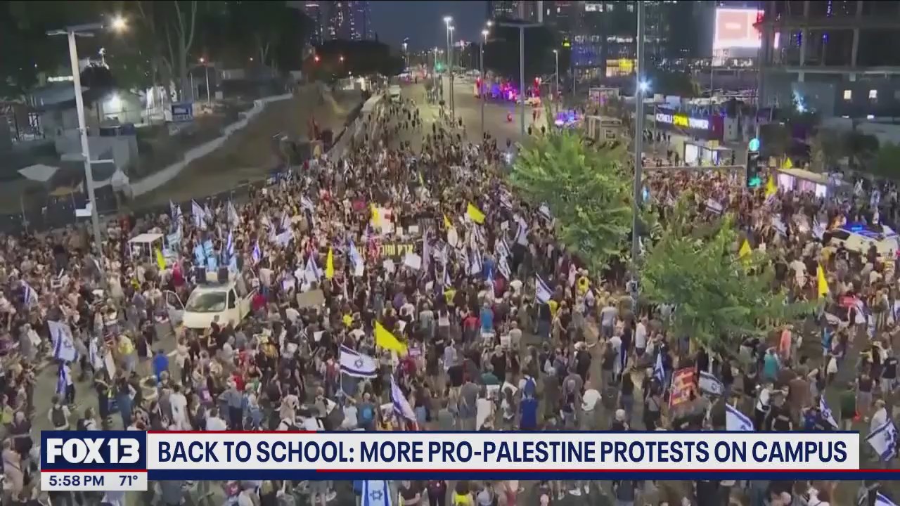 Ub Protests Back to school: More pro-Palestine protests on campus | FOX 13 Seattle