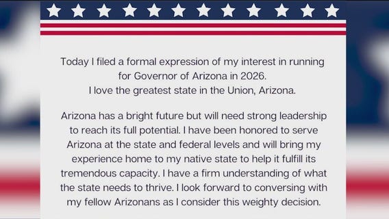 AZ Congressman Andy Biggs eyeing governor run