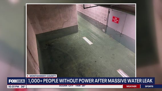 Over 1,000 people evacuated from apartment building after massive water leak