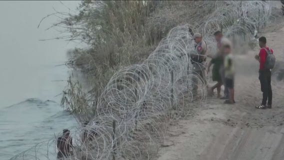 Alleged cartel gunmen crossing US border