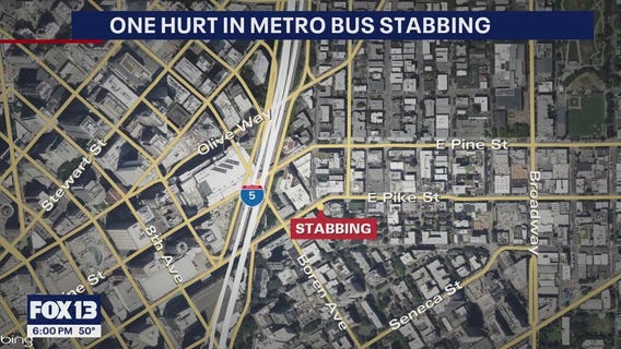 Stabbing on Metro Bus near Pike Street and Minor Avenue