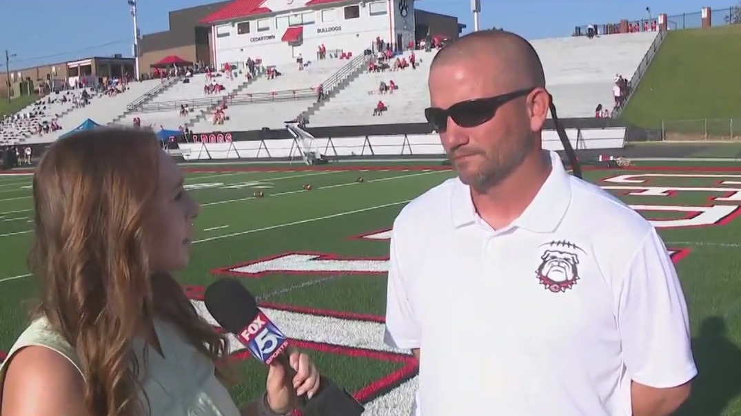 Cedartown head coach Jamie Abrams on Calhoun rivalry