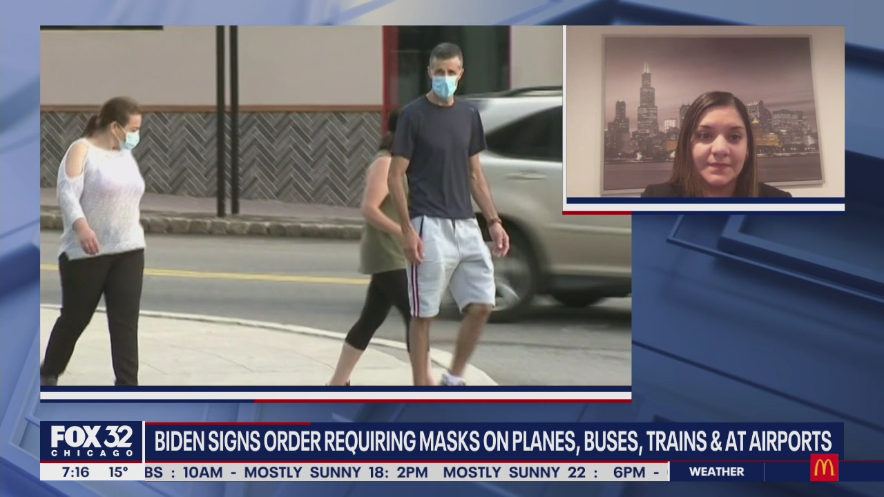 Biden signs executive order requiring masks for travelers