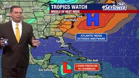 Tropics expected to remain quiet for next week