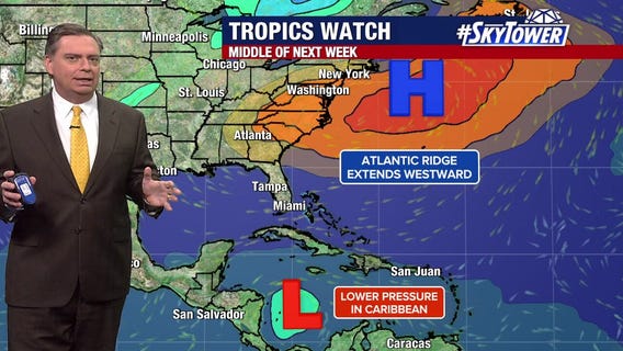 Tropics expected to remain quiet for next week