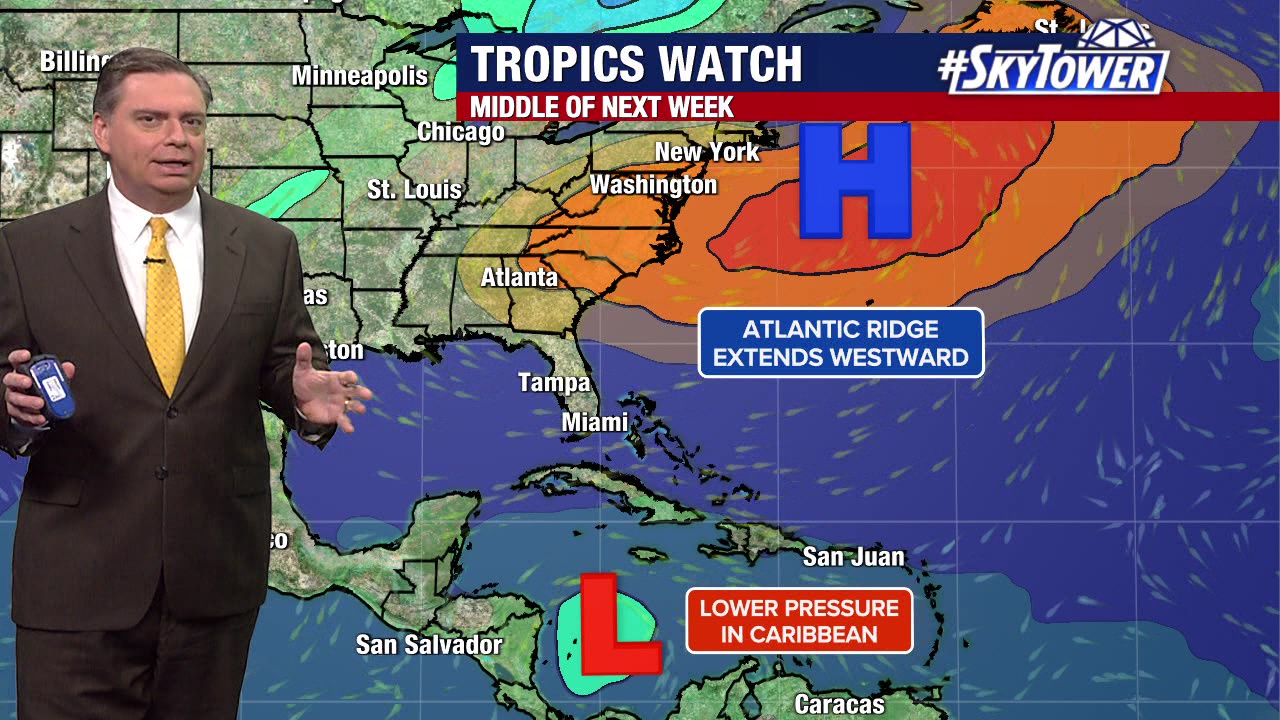 Tropics expected to remain quiet for next week