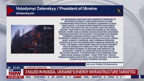 Drone strike kills 2 in Russia