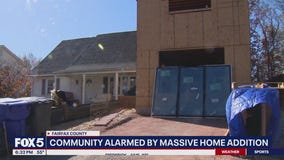 Massive home addition causes confusion in Fairfax County neighborhood