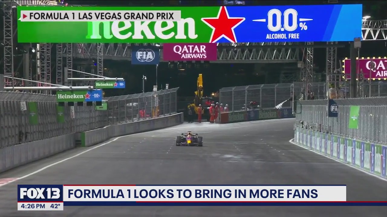 Formula 1 looks to bring in more fans to Las Vegas