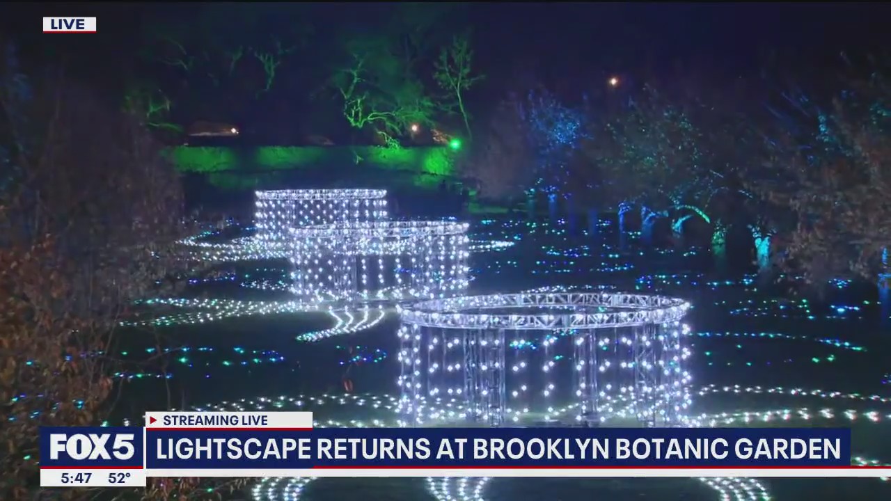 Lightscape returns at Brooklyn Botanic Garden