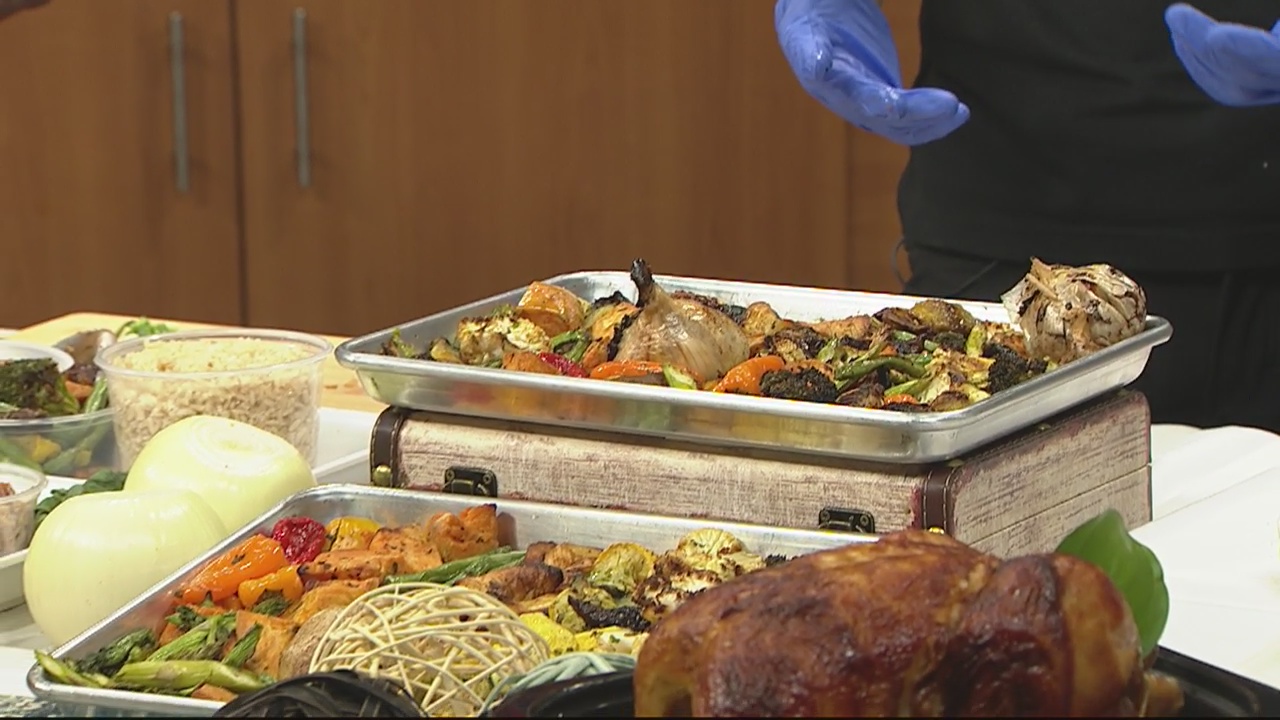 Two Unique Catering shows us how to meal prep