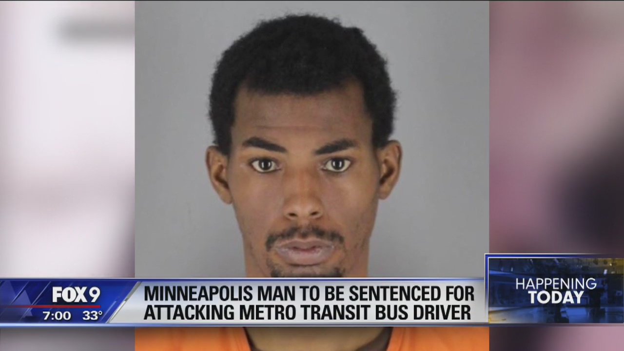 Minneapolis man to be sentenced for attacking Metro Transit bus driver
