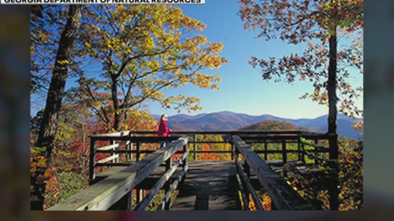 When will the fall colors arrive in Georgia?