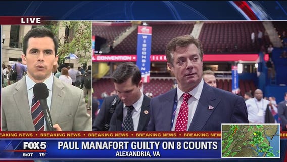 Former Trump campaign chairman Paul Manafort found guilty of 8 charges