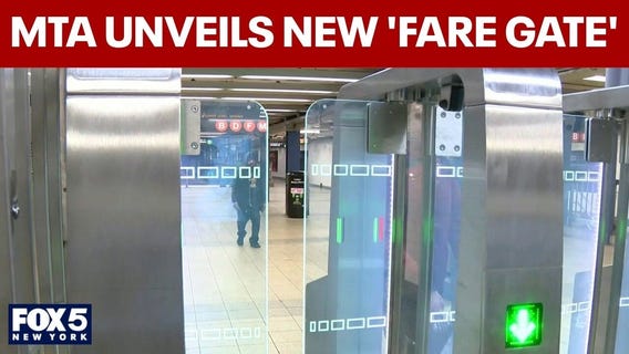 MTA unveils new 'fare gate' for select subway stations