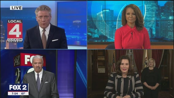 WATCH: Gov. Gretchen Whitmer holds town hall with Detroit TV stations