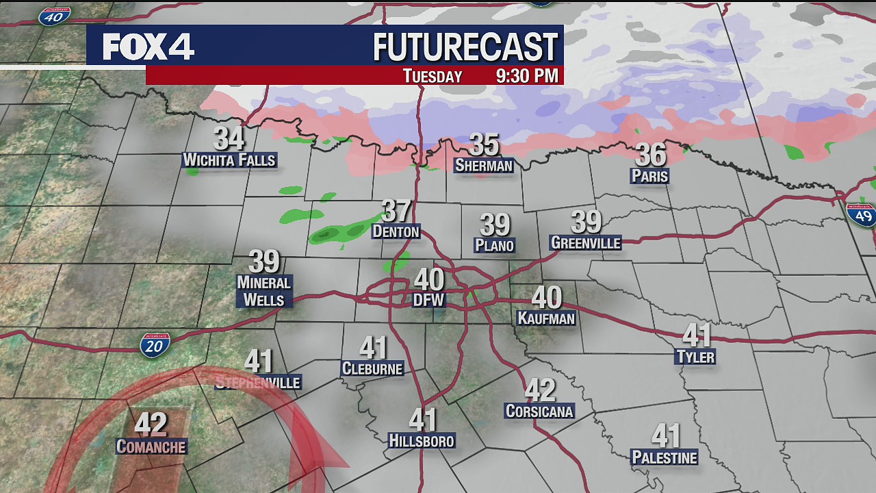 Dec. 15 evening forecast