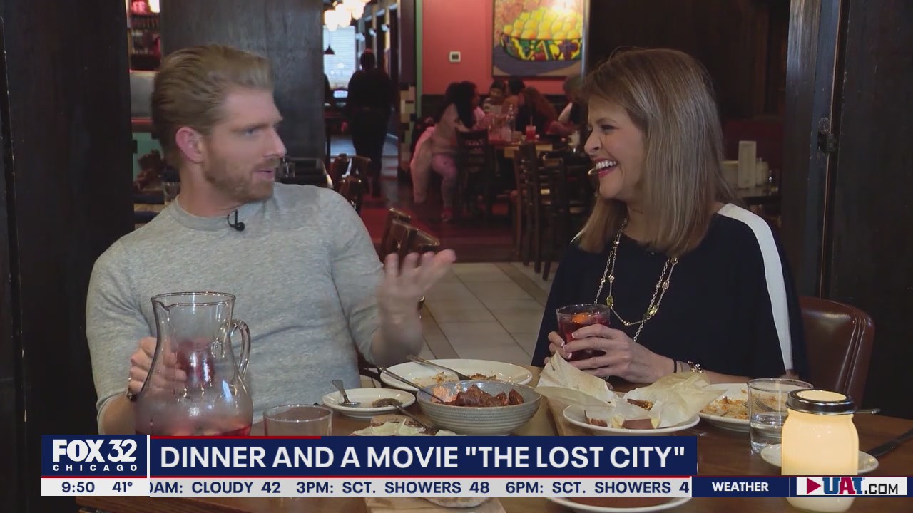 Dinner and a movie: Discussing 'The Lost City' at Cafe Ba-Ba-Reeba!