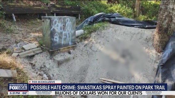 Swastikas painted on Brevard County bike trail investigated as hate crime