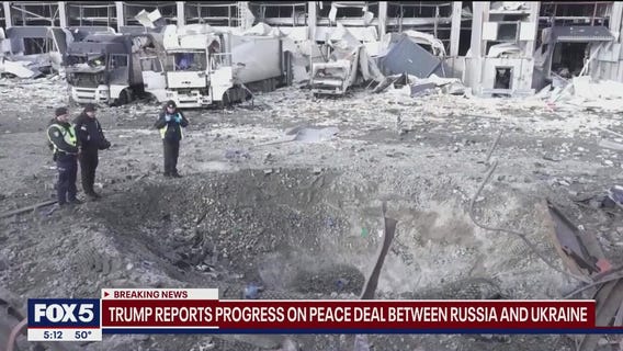 Trump reports progress on peace deal between Russia and Ukraine