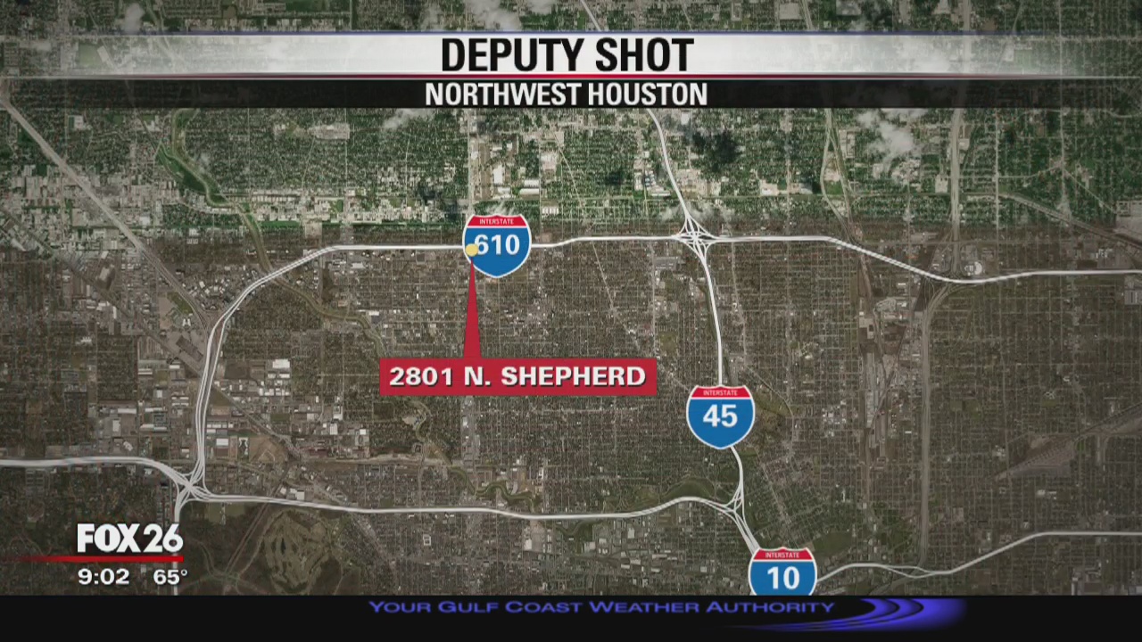 Deputy shot at northwest Houston Five Guys restaurant