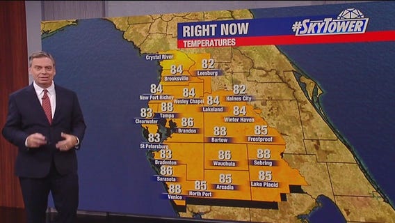 Tampa weather | Monday afternoon forecast