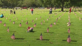 Houston Millennials, VFW plant American flags ahead of Memorial Day