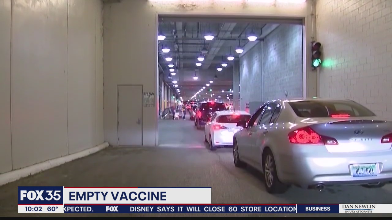 Vaccine appointments go unfilled at Orange County Convention Center