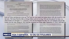 FOX 7 Espa?ol - 9/26/25 Titulares