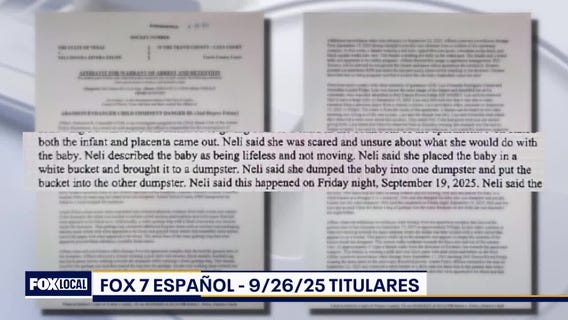 FOX 7 Espa?ol - 9/26/25 Titulares