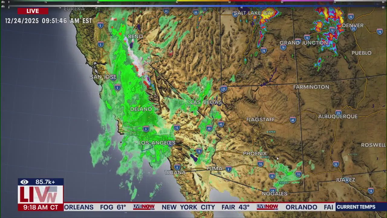 Tracking Socal storm with Mike's Weather Page"