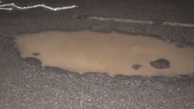 Potholes close part of 71 Freeway in Pomona