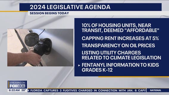 2024 Washington State Legislative Session begins Monday in Olympia