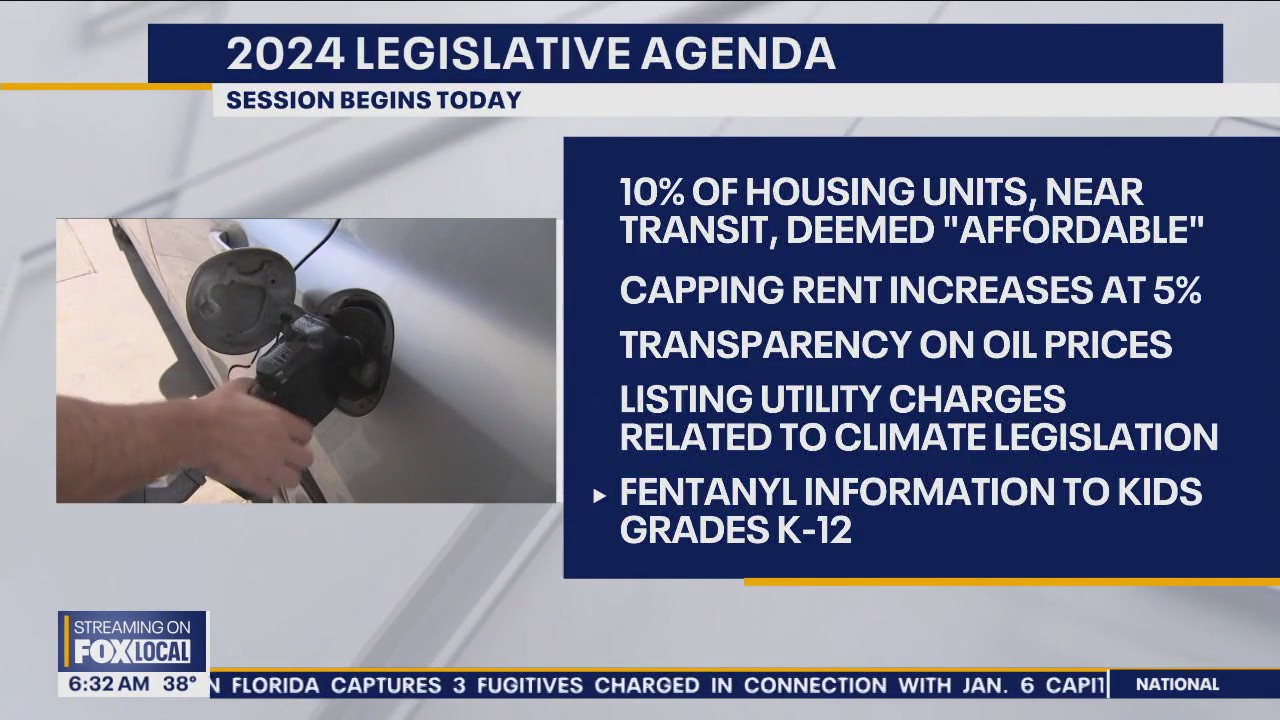 2024 Washington State Legislative Session begins Monday in Olympia