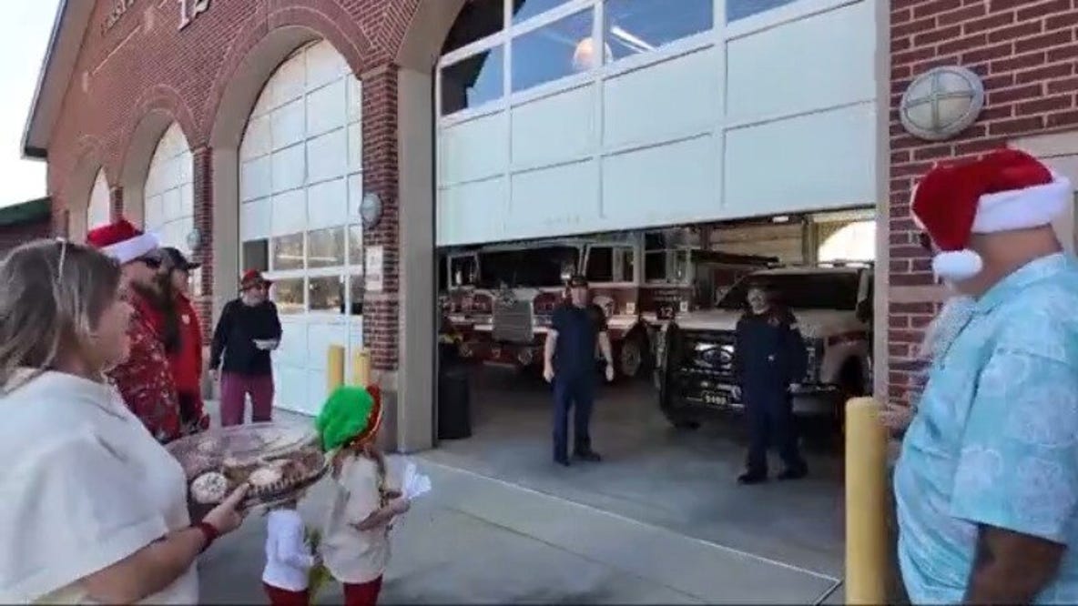 Forsyth County Jeepers deliver Christmas Eve cookies to 15 stations