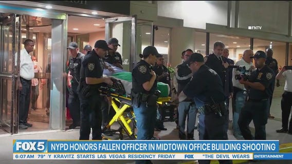 Officer among 4 killed in NYC office shooting; NFL employee critical