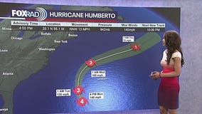 Tracking Tropical Storm Imelda, Hurricane Humberto