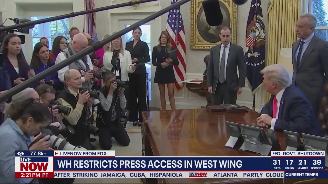 White House restricts press access in West Wing