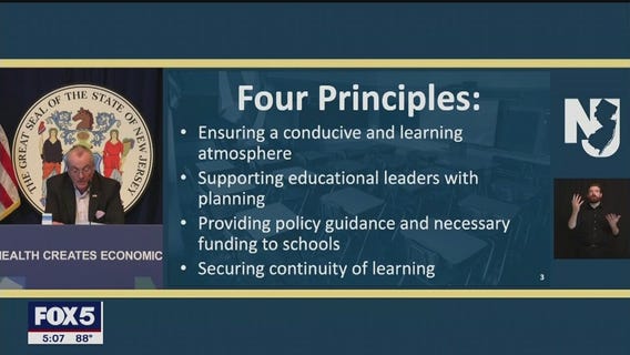 NJ lays out plans to reopen schools