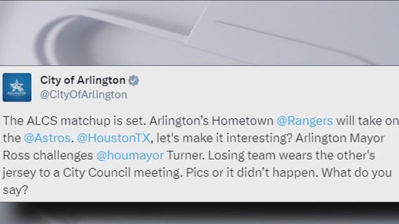 City of Arlington challenges Houston to wager for ALCS