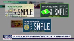 WA lawmakers weigh specialty license plates