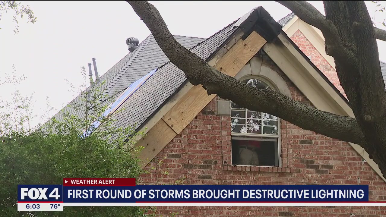 Lightning suspected in multiple North Texas fires