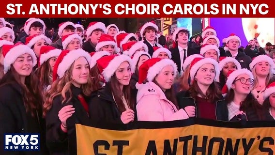 St. Anthony's choir carols in NYC