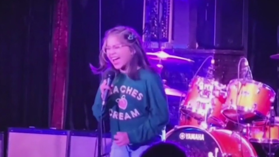 11-year-old singing sensation inspires others
