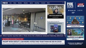 Car rams into Bellevue business Saturday afternoon