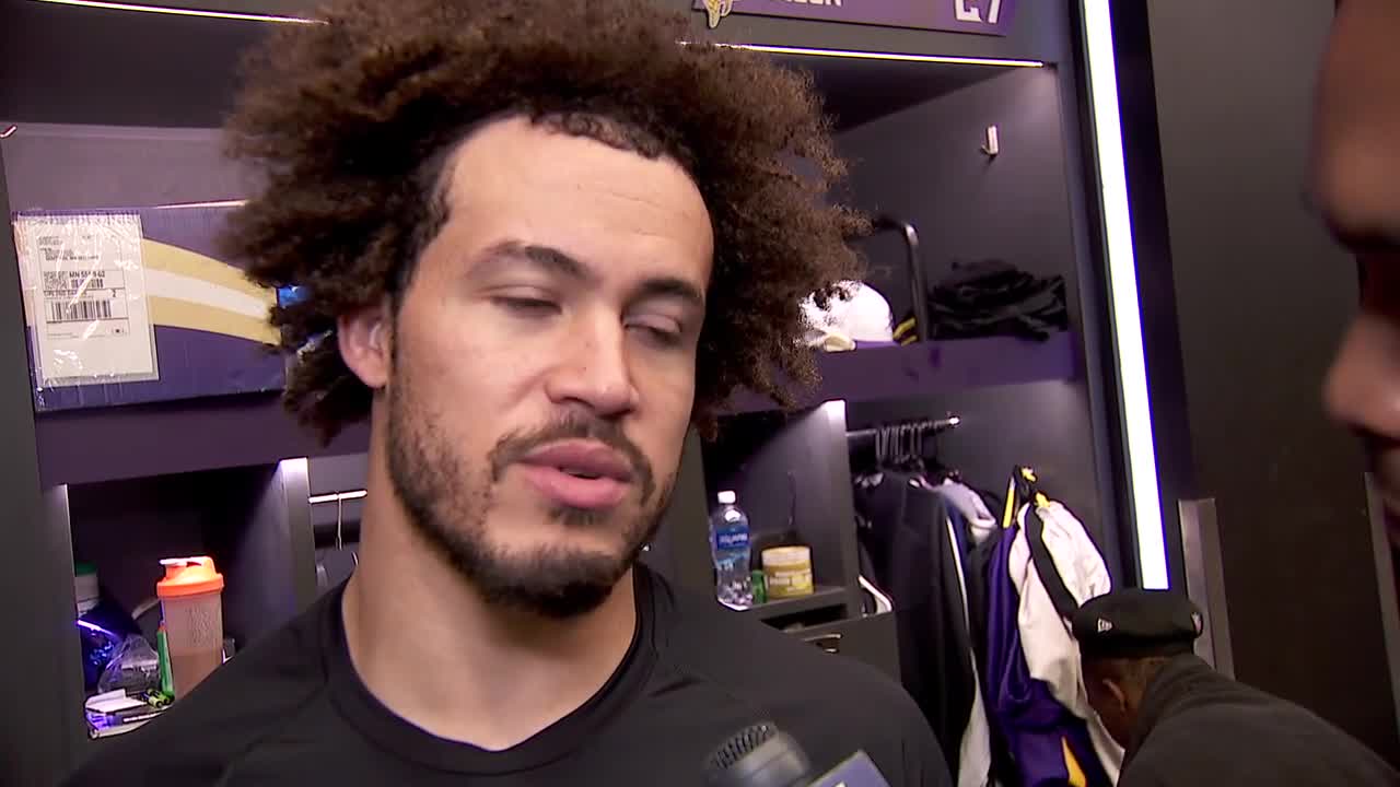 Vikings players get ready for Lamar Jackson, Ravens